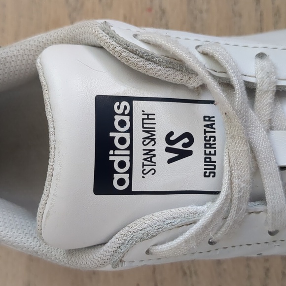 Adidas 2020 Superstan White/Navy Sneakers WM5/M4 - Picture 6 of 8
